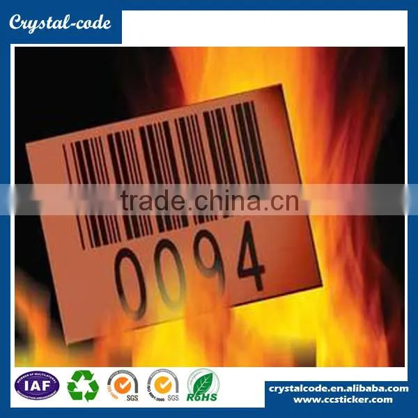 Matte Surface Monitor Non-toxic Oil-based Ink High Temperature Resistance Sticker photo-4