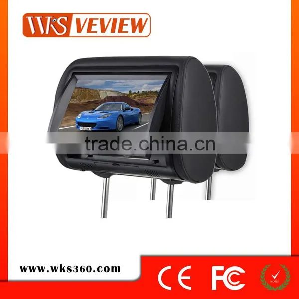Veview New Arrived 7inch New Panel 7" Car Headrest Mount Dvd Player photo-2