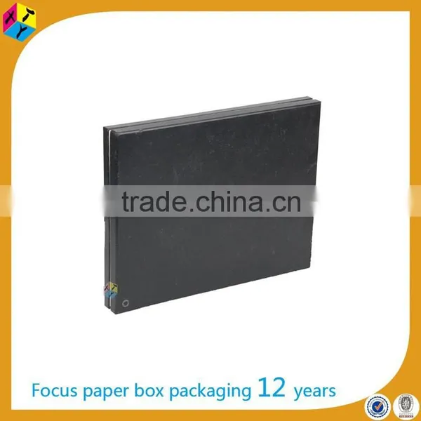 Plain Packaging Cardboard Matte Black Boxes for Garment photo-4