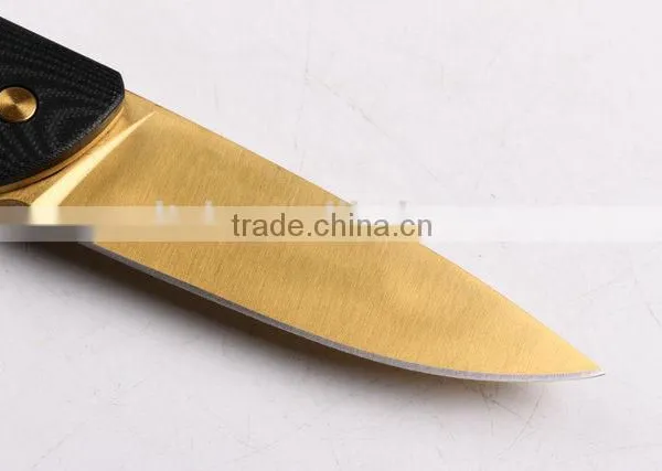 OEM Golden Blades Hunting Military Knife With G10 Handle photo-3