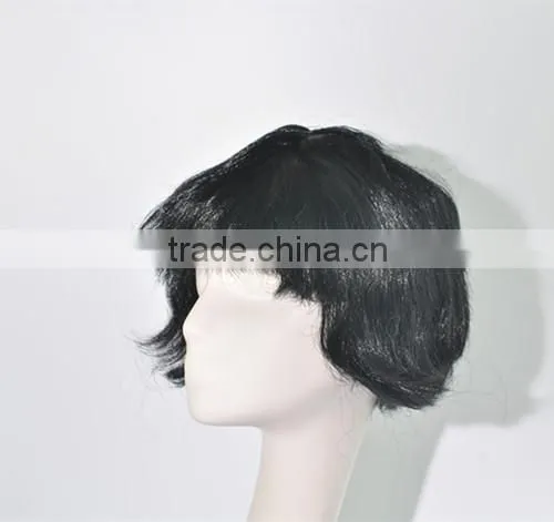 Japanese Style Short Black Wig With Bangs Synthetic Wig N245 photo-2