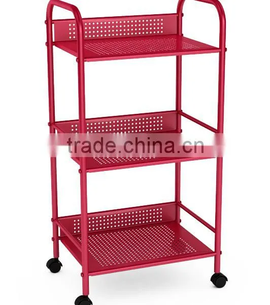 Icegreen Kitchen/Pantry/Hospital Use Three Shelf Utility Cart photo-2