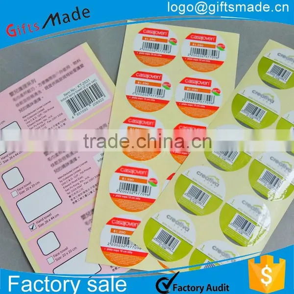 Paper Label Sticker,printing Paper Sticker,perforated Paper Sticker photo-2