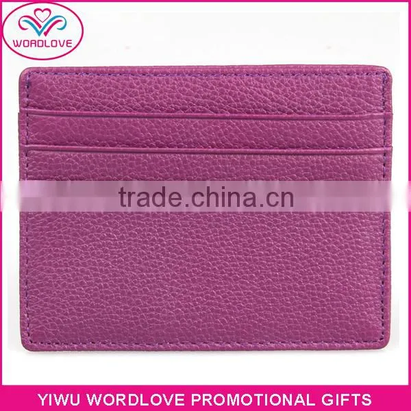 Hotsale Leather RFID Blocking Sleeve Card Wallet Card Protection Holder photo-2