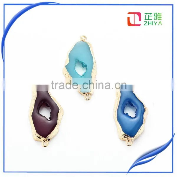 2016 Cheap Wholesale Agate Druzy Stones Pendant Jewelry photo-4