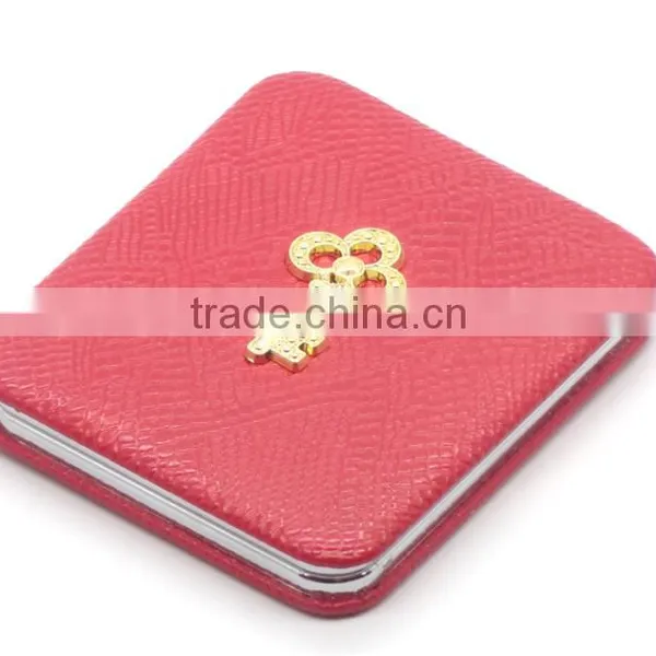 Wedding Gift Metal Hand Small Pocket Mirror Cheap for Pocket photo-2