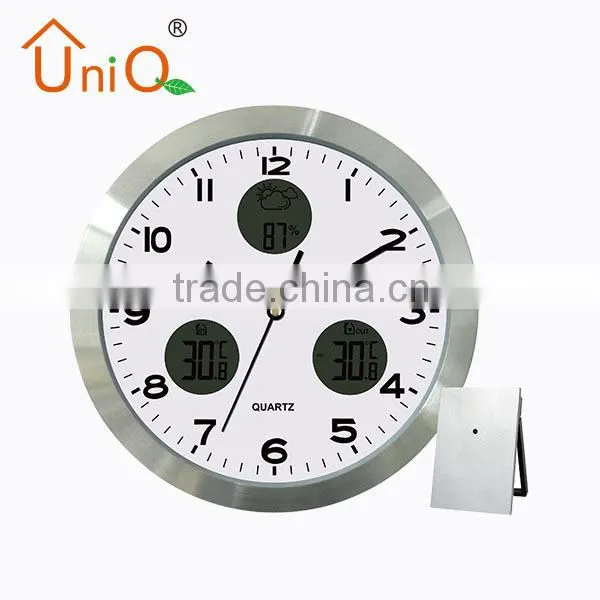 Weather Forecast Aluminium Wall Clock