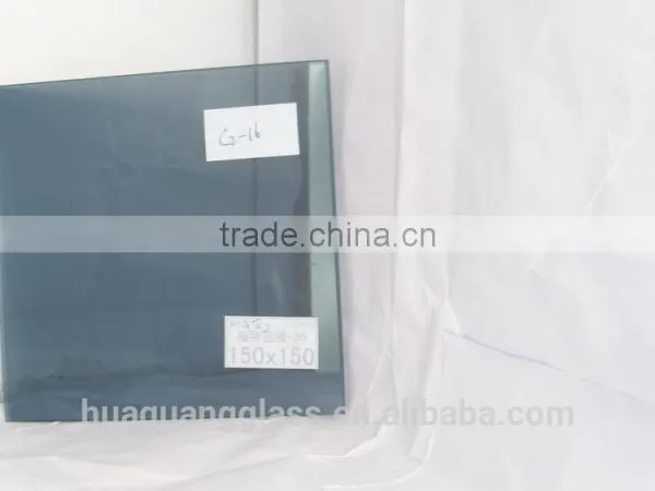 4mm Dark-blue Reflective Glass With Softcoating