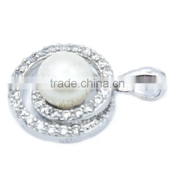 MOP Mother of Pearl Sterling Silver Fresh Water Pearl Pendant Pearl Jewelry photo-2