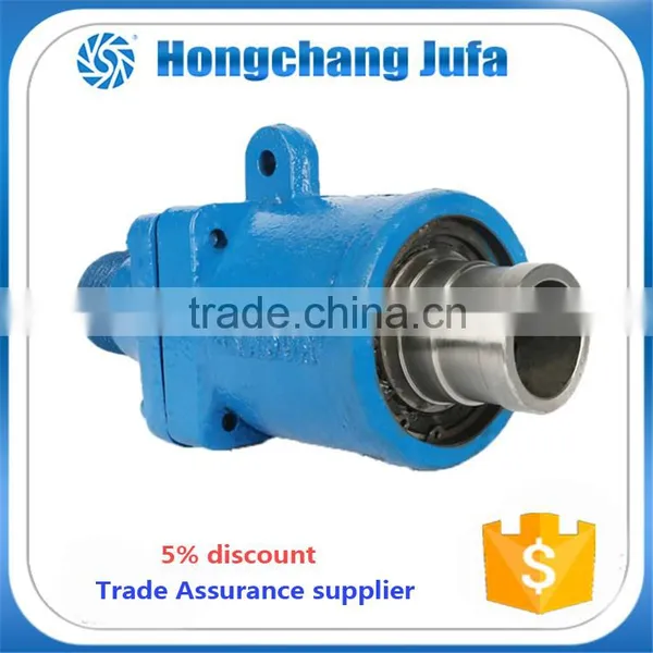 Dual Flow Passage Flange Connection Hydraulic Rotary Joints Water Swivel Joint photo-2
