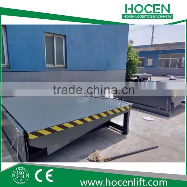 12T Heavy Duty Goods Container Unloading Ramp Fixed AC Motor Electric Hydraulic Car Loading Ramp photo-5