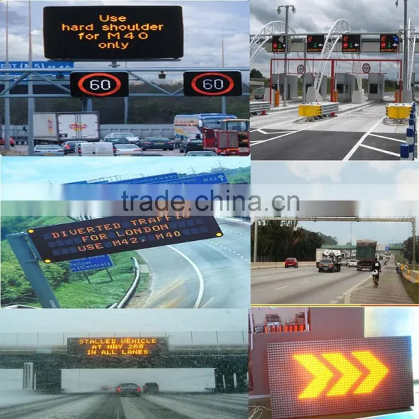 Customized Traffic Display Outdoor Moving Sign LED Transportable LED Signs photo-2