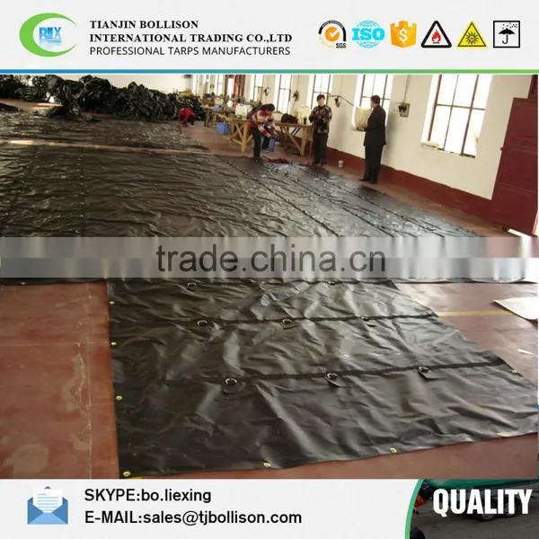 24' x 27' Flatbed Truck Tarp - Light Weight Lumber Tarp With 8' Drop photo-3