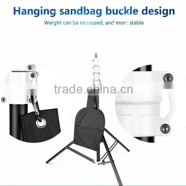 Photographic Equipment HPUSN Multi-function CX2804FP Aluminum Air-cushion Heavy Duty Camera Light Stand photo-4