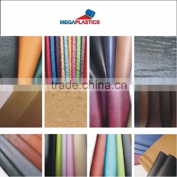 Colorful Litchi Pvc Artificial Leather Soft Bag Soft Decoration Metal Leather Fabric photo-2