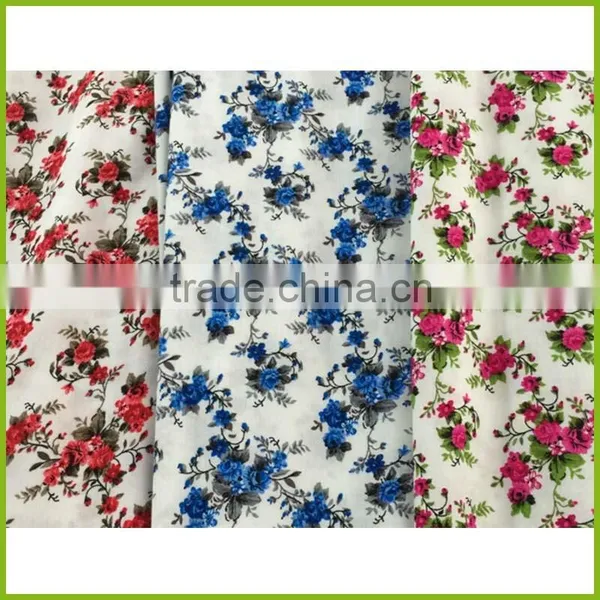 SUPER 100% Rayon Fabric Very Soft Flower Design Printed Rayon Fabric for Dress Garment photo-3