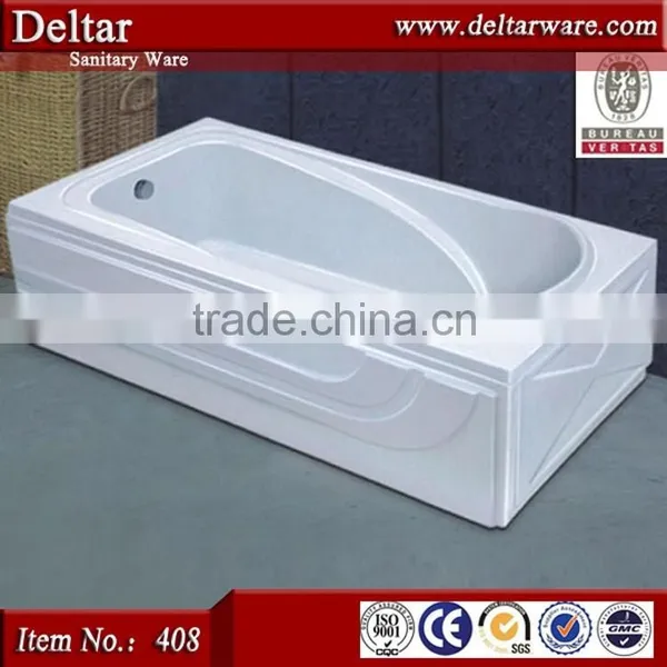 Foshan Sanitary Fiber Bathtub Manfacturer,type of Size Soaking Bath Tub photo-4
