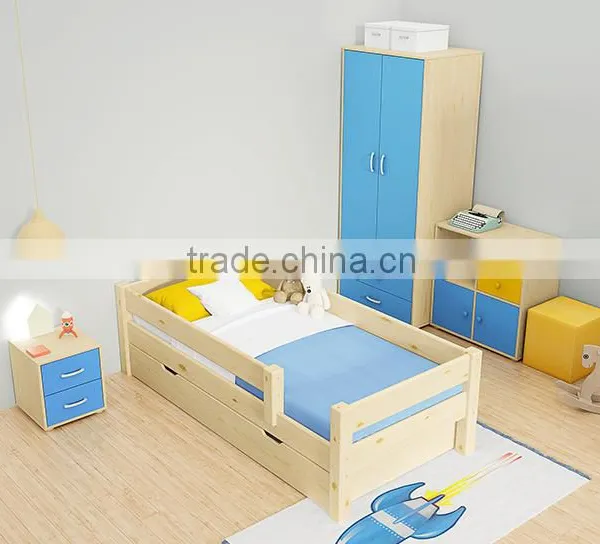 10% Discount Hot Selling Solid Wood Design Children Bed With Storage photo-6