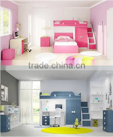 2016 Hot Selling Good Looking Kids Bunk Bed With Storage Design photo-6