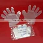 CE Aprroved HDPE / LDPE Disposable Hand Protection Safety PE Glove ( IS09001 )