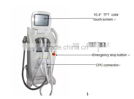 2015 3 in 1 Elight rf nd Yag Laser Hair Remover photo-2