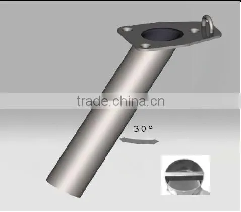 230mm Length Tube Mirror Polish High Quality Stainless Steel Rod Holder photo-5
