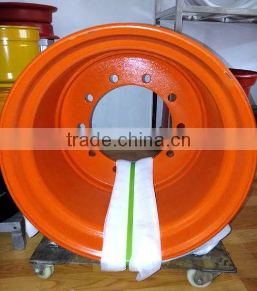 Red 24.00X22.5 Jiujiu Agriculturual Splice Steel Wheel Rim photo-4