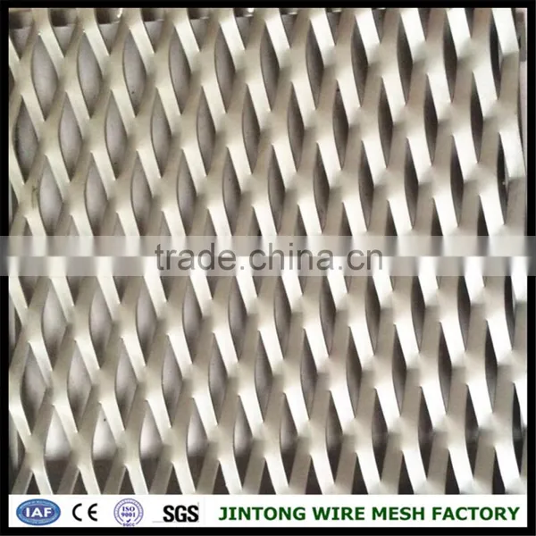 Building Facade Aluminum Streched Expanded Metal Mesh Sheet Fence photo-3