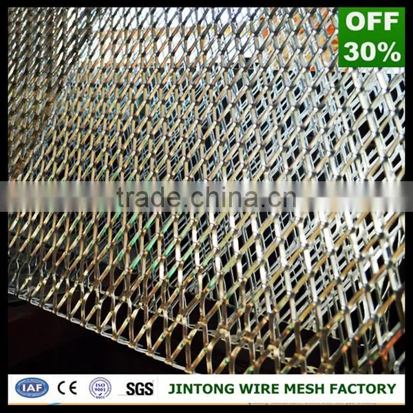 Heavy Duty Aluminum Expanded Metal Mesh Curtain Wall Screen photo-2