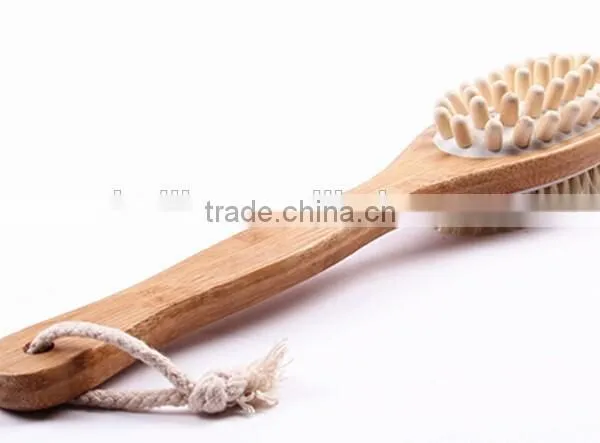Bamboo Long Handle Bath and Body Brushes photo-2