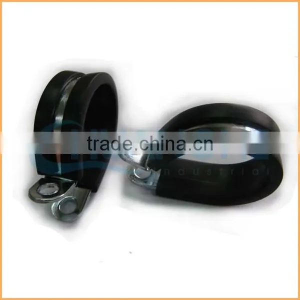 China Manufacture Best Quality Rubber Lined p Type Hose Clamp photo-3