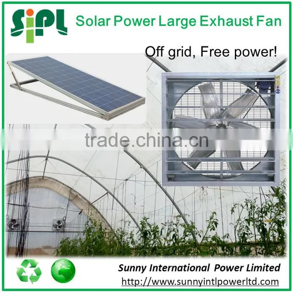 Solar Energy-saving Industrial Ventilation Fan Poultry Farm Greenhouse Exhaust Fan photo-2