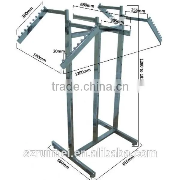 Boutique Adjustable 6 Way Clothing Rack photo-3