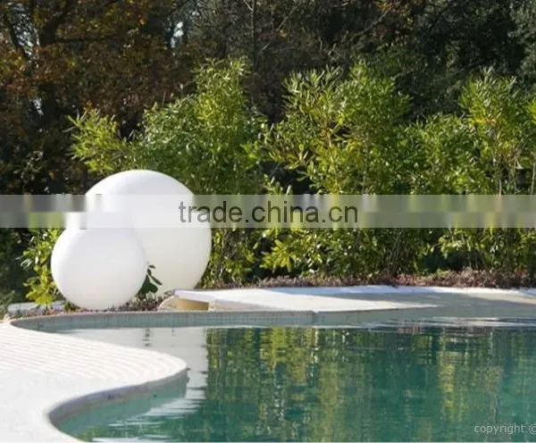 Outdoor Different Size Magic Led Light up Swimming Pool Ball Light/ PE Material Led Waterproof Floating Ball With Hook photo-3