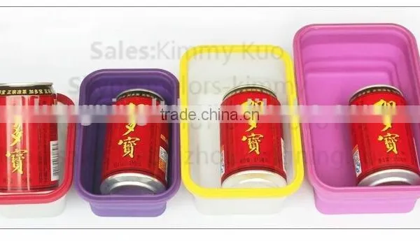 Heat Resistant Airtight Microwave Food Grade Siliconec Food Container photo-5