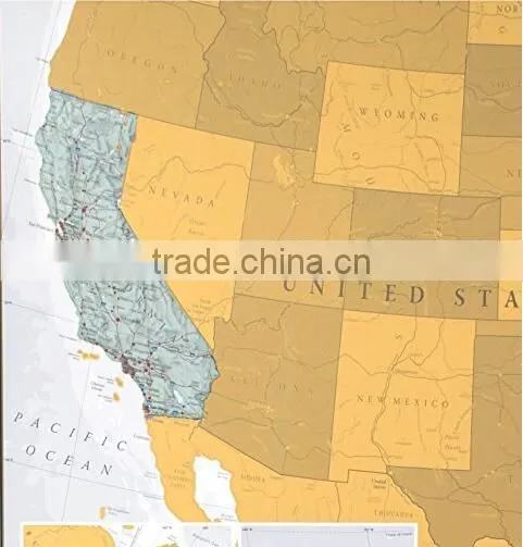Scratch USA Scratch off Places You Travel America (US) Detailed Cartography Including US States photo-5