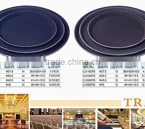 Serving Tray Sets, Round Melamine Tray for European Market photo-3