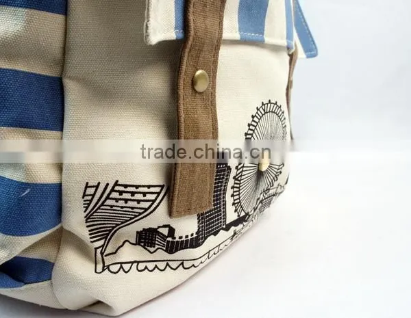 Store More Beautiful Design Canvas Backpack, School Backpack, Hiking Backpack photo-6