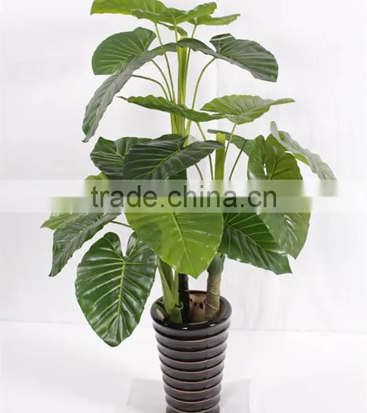 CHY030933 Indoor Artificial Bonsai Plant /plastic Fake Plant/ Artificial Alocasia Plant photo-5