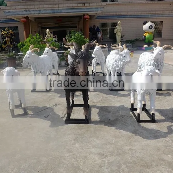 Fiberglass Goat Statue for Movie Cartoon photo-2