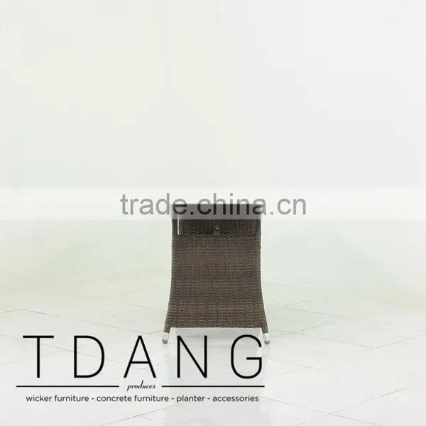 Salinas Console Wicker Table- Outdoor Rattan Console Table photo-2