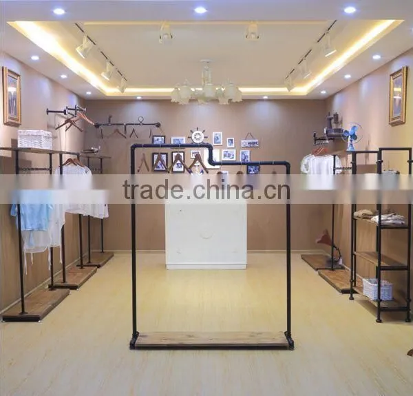 Fashion Market Floorstanding Metal Clothing Rack photo-6