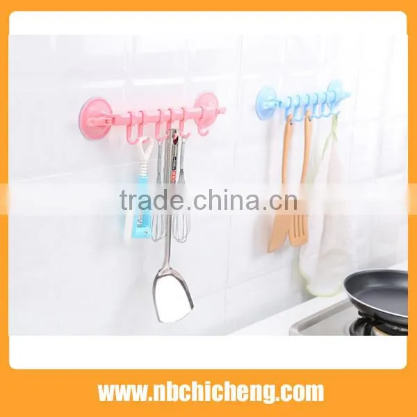 Suction Kitchen Bath Accessories Sets Rack Storage Holders Suction Hook photo-2