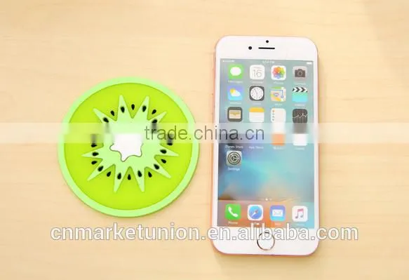 2017 New Hot Fruit Silicone Cup Mat With Good Quality so Cute and Cheap photo-5
