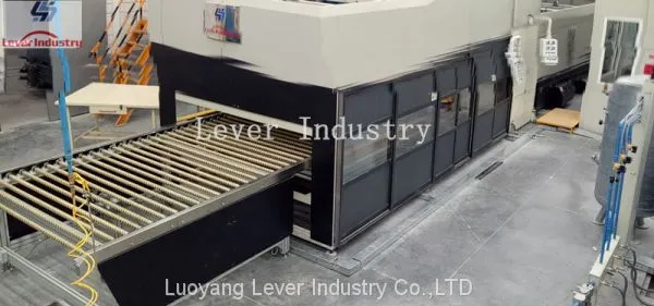 Double Curvature Glass Tempering Furnace for Automotive Backlite / Rear Glass photo-2