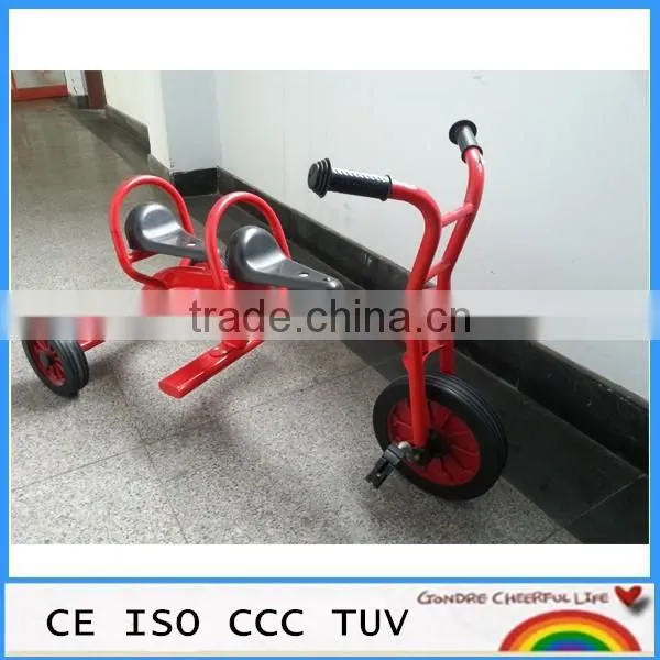 Children 3 Wheel Car Baby Tricycle Two Seat for Sale photo-2