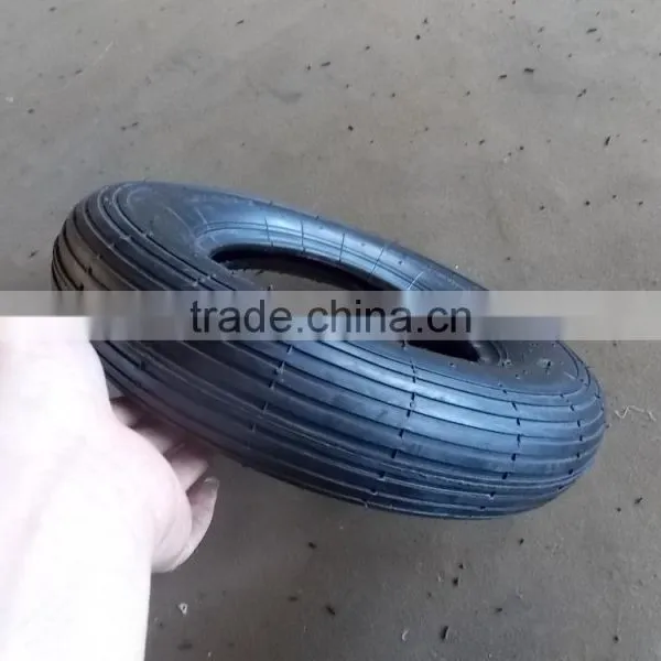 16inch Line Pattern Wheelbarrow Tyre 4.80/4.00-8 photo-2