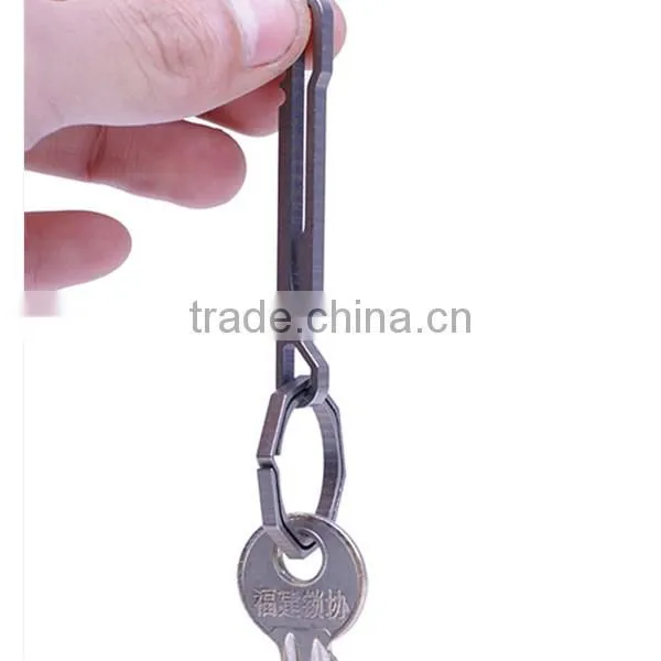 TK-7028 Quickdraw Outdoor Equipment Titanium Alloy Rattlesnake Hanging Buckle photo-6