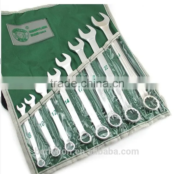 Berrylion 8pcs Combination Wrench Set 8-24mm Combination Spanner Set photo-2