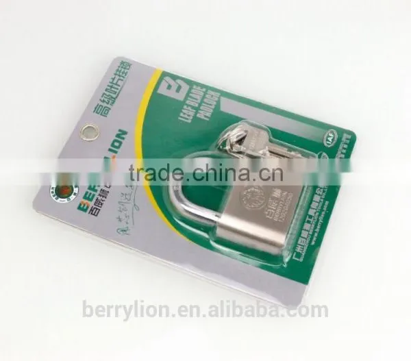 Berrylion Professional Lock Short Beam Curved Shape Leaf Blade Lock photo-3